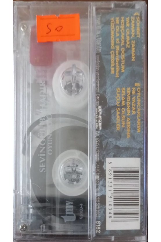 Sevingül Bahadır Oyuncaklarım Açılmamış Jelatininde Kaset