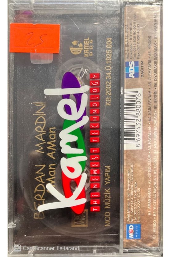 Berdan Mardini Aman Aman Açılmamış Jelatininde Kaset