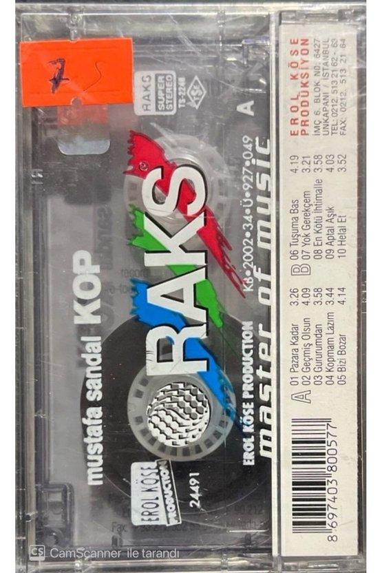 Mustafa Sandal Kop Açılmamış Jelatininde Kaset