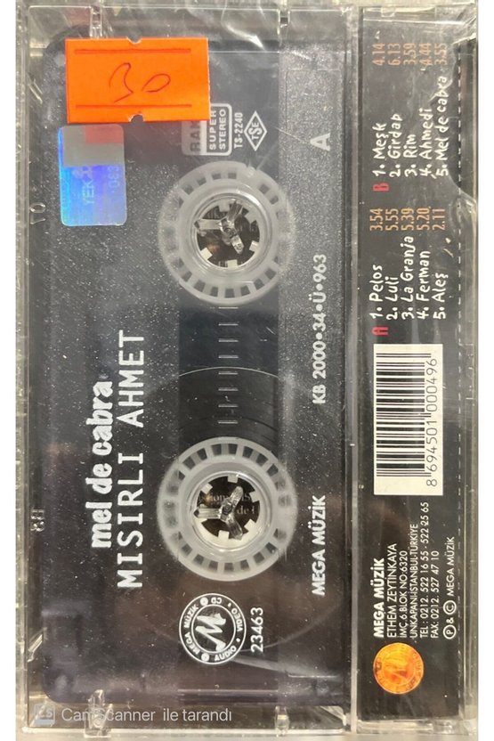 Mısırlı Ahmet Mel De Cabra Açılmamış Jelatininde Kaset