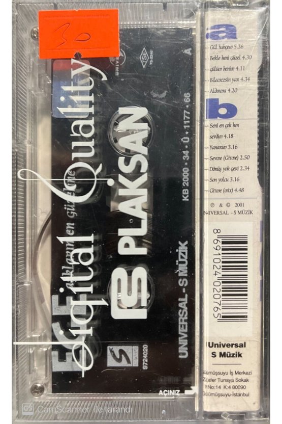 Ege Aşkların En Güzeline Açılmamış Jelatininde Kaset