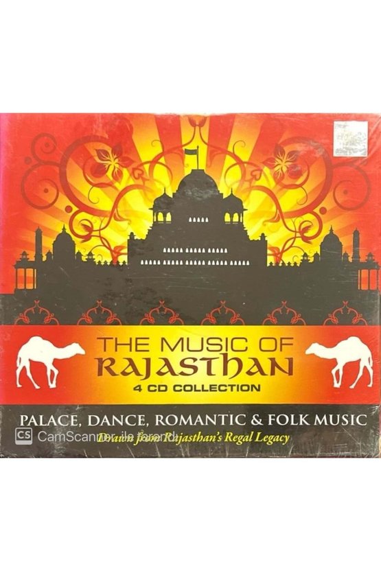 (PLAK DEĞİLDİR CD DİR) The Music Of Rajasthan 4 Cdlik Box Set Açılmamış Jelatininde Cd