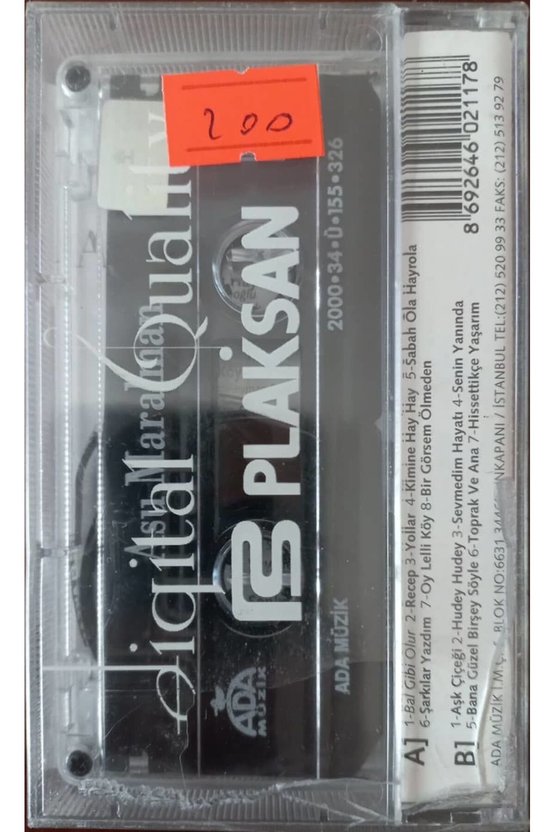 Asu Maralman  Açılmamış Jelatininde Kaset