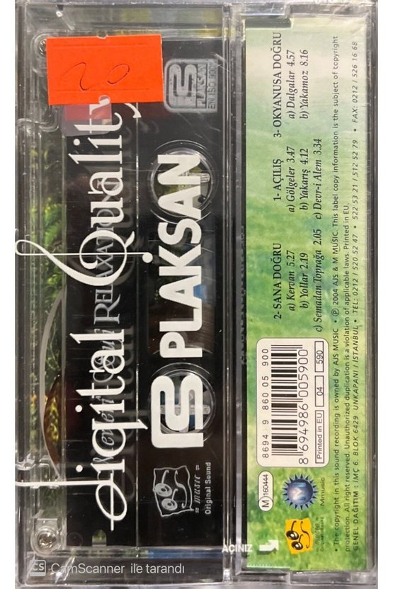 Mevlevi Sufi Relaxation Açılmamış Jelatininde Kaset
