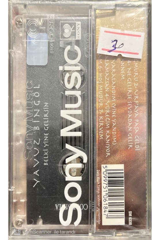 Yavuz Bingöl Belki Yine Gelirsin Açılmamış Jelatininde Kaset