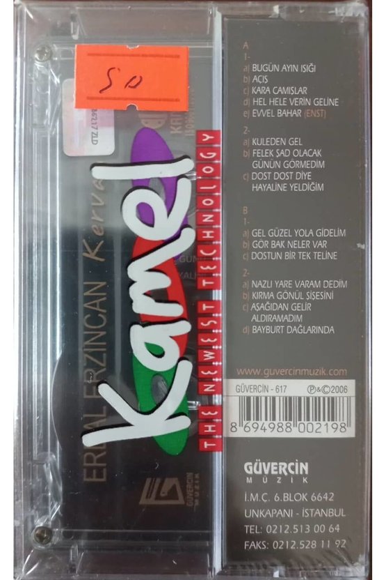 Erdal Erjincan Kervan Açılmamış Jelatininde Kaset