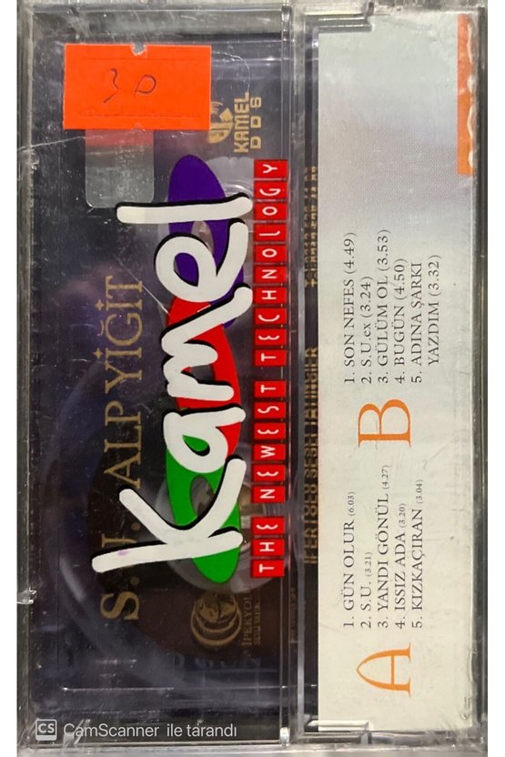 Alp Yiğit S.U. Açılmamış Jelatininde Kaset