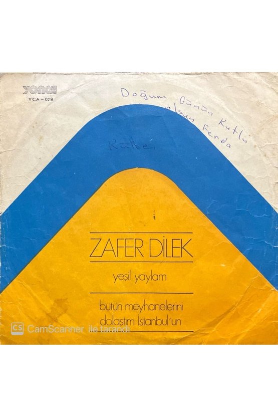 Zafer Dilek Yeşil Yaylam 45lik plak