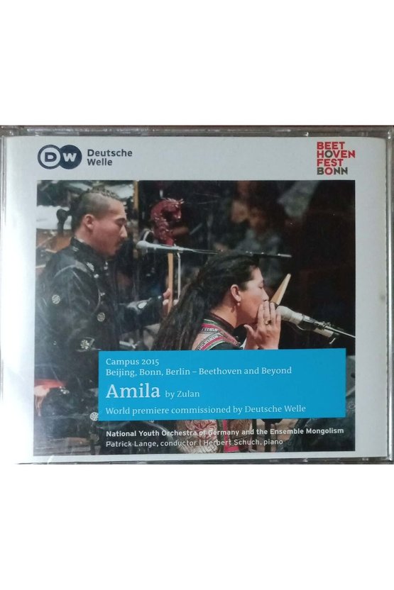 (PLAK DEĞİLDİR CD DİR) Campus 2015 Beijing Bonn Beethoven And Beyond Amila By Zulan Classic Cd