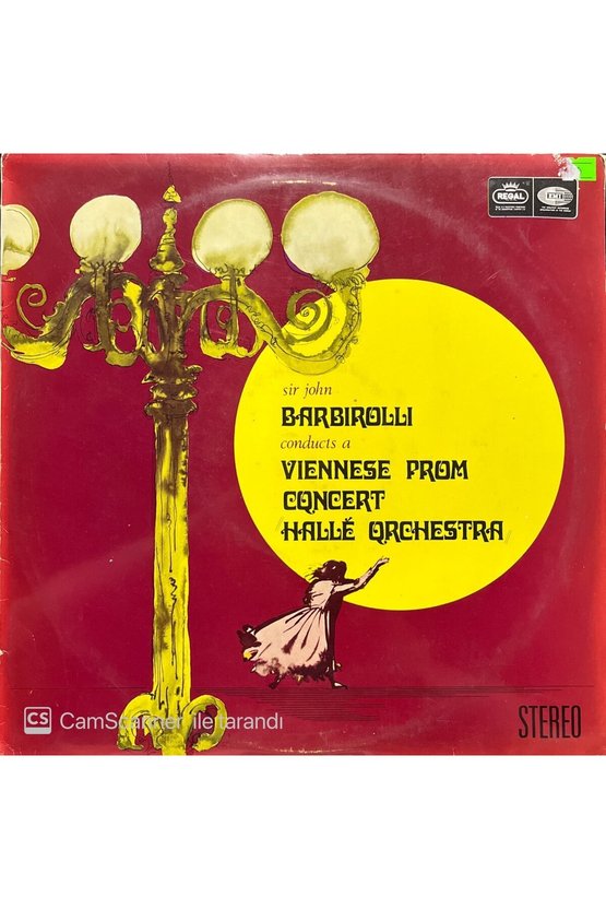 Sir John Barbirolli Viennese Prom Concert Halle Orchestra LP Klasik Plak