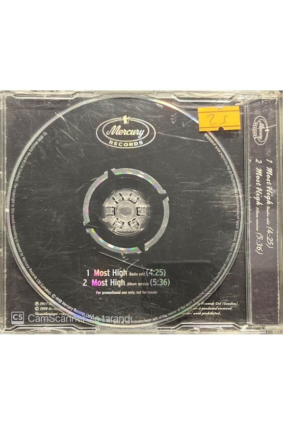 (PLAK DEĞİLDİR CD DİR) Jummy Page Robert Plant Most High Cd