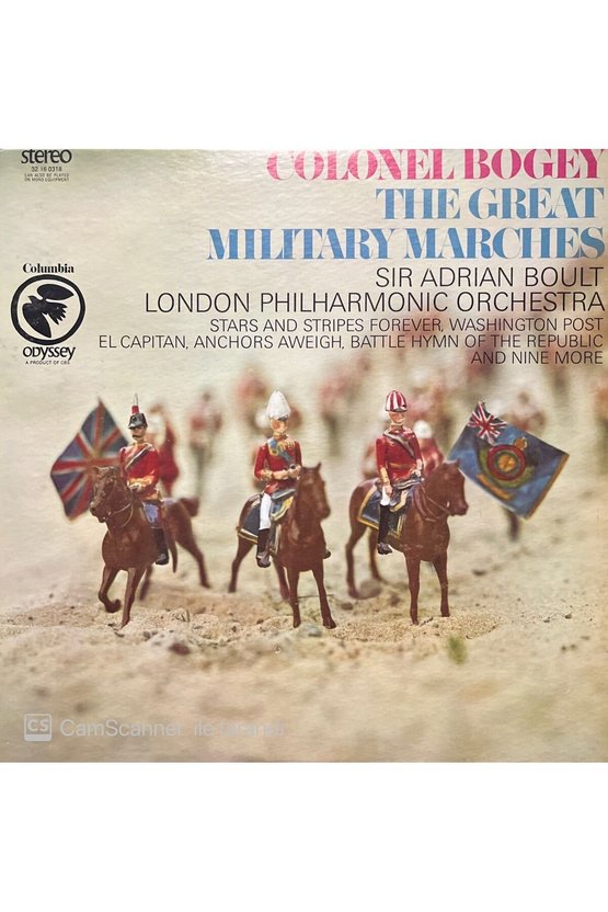 Colonel Bogey The Great Military Marches LP Plak