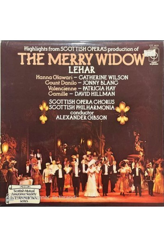 The Merry Widow Lehar LP Plak