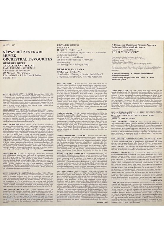 Adam Medveczky Orchestral Favourites LP Plak