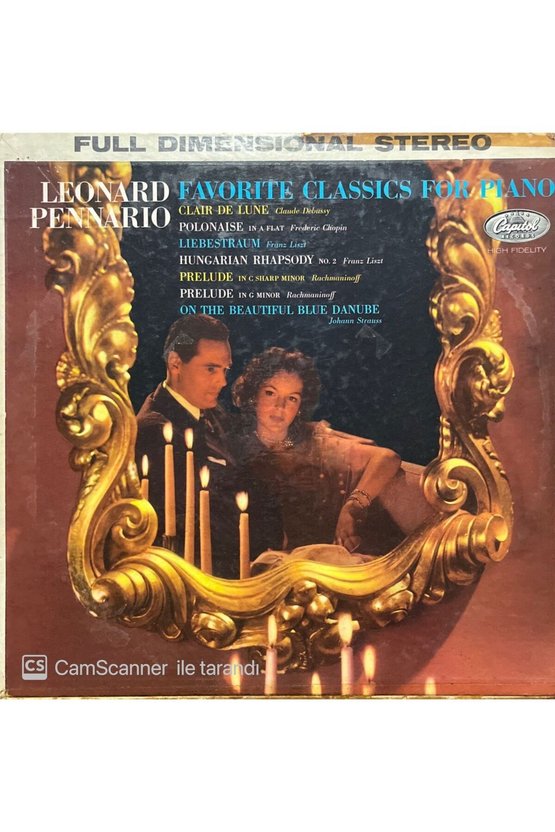 101 Strings A World Of Romance LP Plak