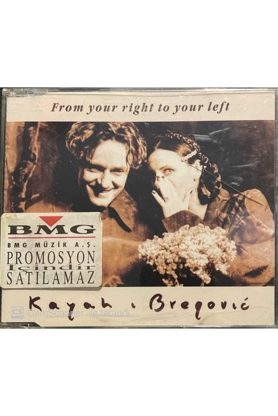 (PLAK DEĞİLDİR CD DİR) Kayah Bregovic From Your Right To Your Left Maxi Single Cd