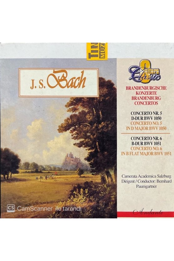 (PLAK DEĞİLDİR CD DİR) J.s. Bach Concerto No.5 Cd