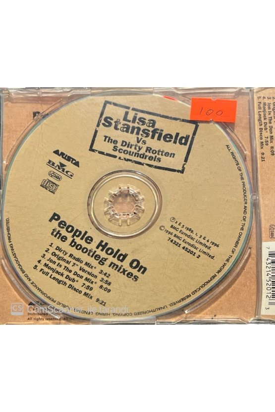 Lisa Stansfield Vs The Dirty Rotten Scoundrels Peeople Hold On The Bootleg Mixes Maxi Single CD