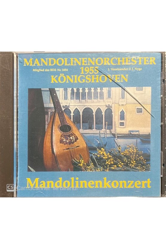 (PLAK DEĞİLDİR CD DİR) Mandolinenorchester 1955 Mandolinenkonzert Classic Cd