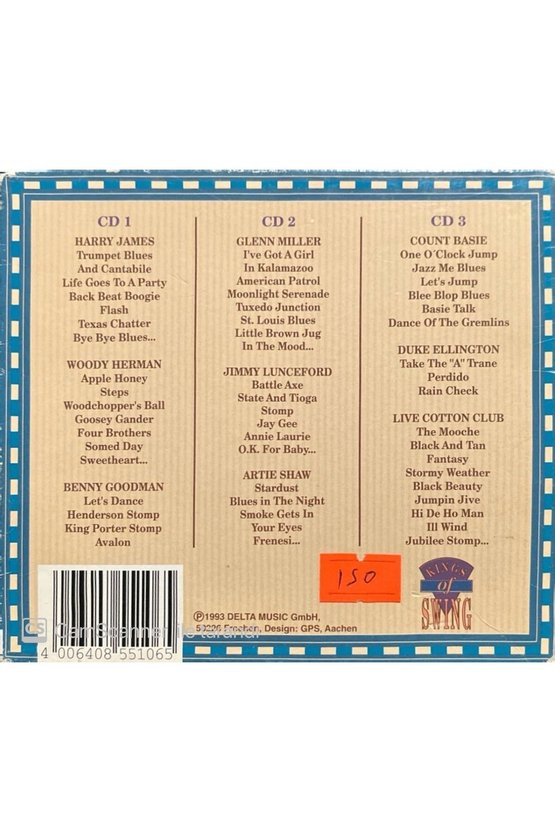 (PLAK DEĞİLDİR CD DİR) Kings Of Swing Box Set Triple Cd