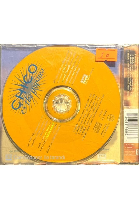 (PLAK DEĞİLDİR CD DİR) Chico & The Gypsies Habibe Maxi Single Cd