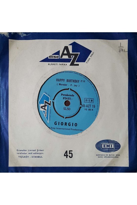 Giorgio Looky, Looky 45lik Plak