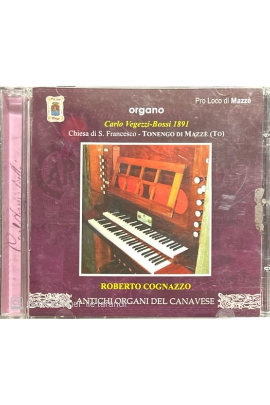 (PLAK DEĞİLDİR CD DİR) Roberto Cognazzo Carlo Vegezzi-bossi 1891 Cd