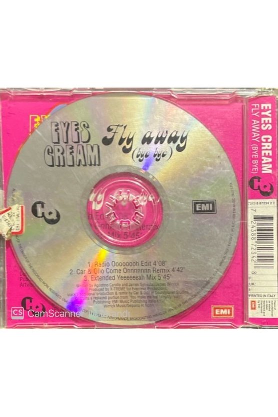 (PLAK DEĞİLDİR CD DİR) Eyes Cream Fly Away Maxi Single Cd