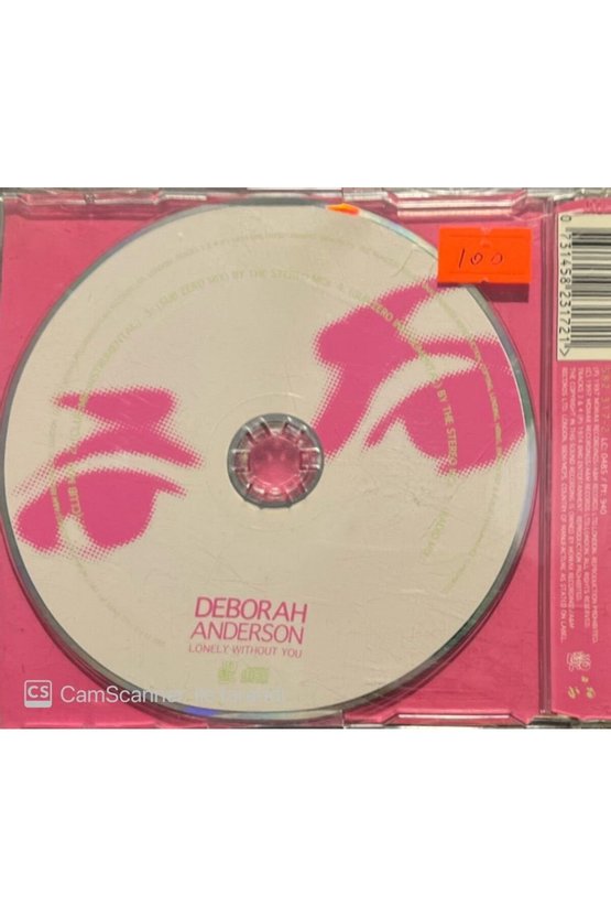 (PLAK DEĞİLDİR CD DİR) Deborah Anderson Lonely Without You Maxi Single Cd