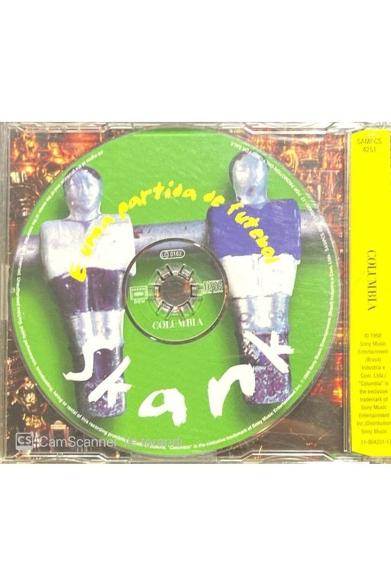 (PLAK DEĞİLDİR CD DİR) Shank E Uma Partida De Futebol Maxi Single Cd