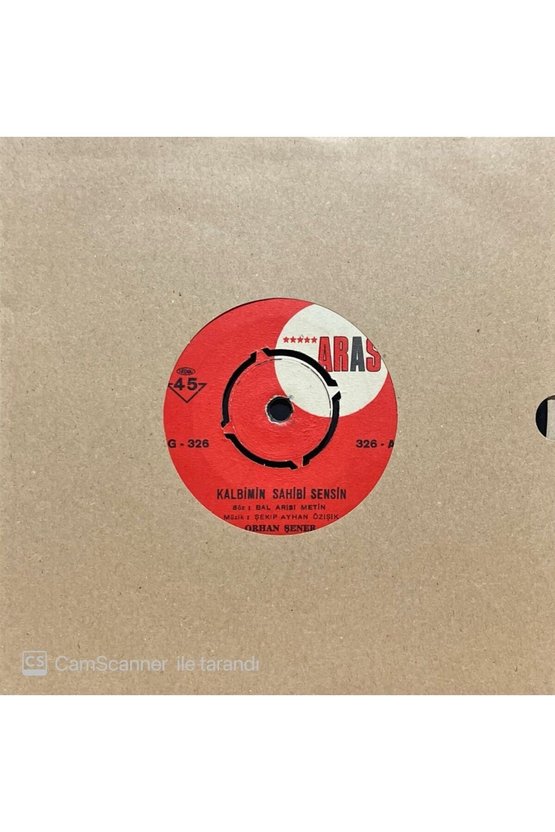Orhan Şener Kalbimin Sahibi Sensin 45lik plak