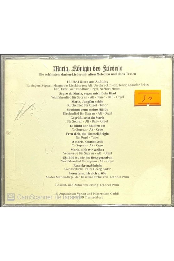 (PLAK DEĞİLDİR CD DİR) Maria, Königin Des Friends Cd