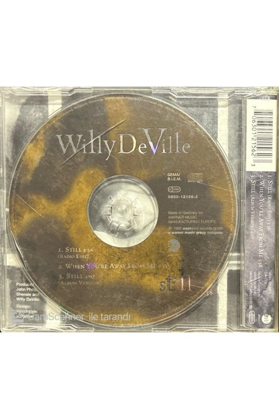 (PLAK DEĞİLDİR CD DİR) Willy Deville Still Maxi Single Cd