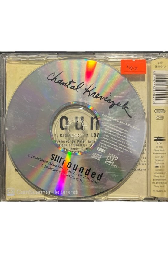 (PLAK DEĞİLDİR CD DİR) Chantal Kreviazuk Surrounded Maxi Single Cd