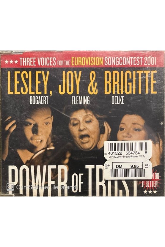 (PLAK DEĞİLDİR CD DİR) Lesley Joy & Brigitte Power Of Trust Maxi Single Cd