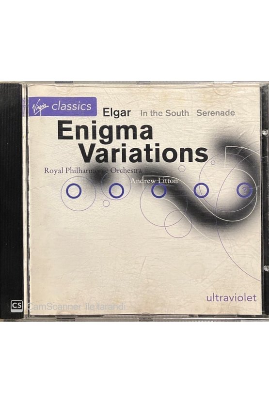 (PLAK DEĞİLDİR CD DİR) Elgar Enigma Variations Classic Classic Cd
