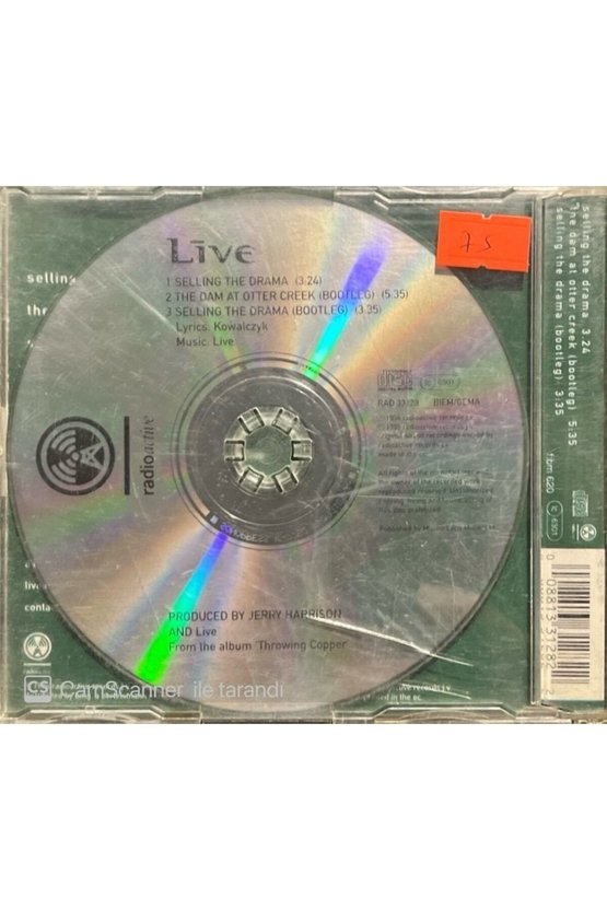 (PLAK DEĞİLDİR CD DİR) Live Selling The Drama Maxi Single Cd