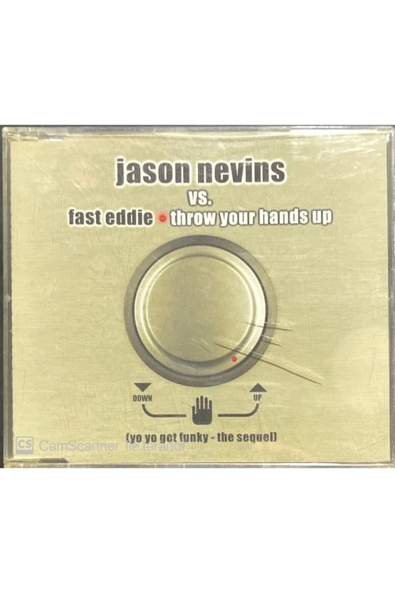 (PLAK DEĞİLDİR CD DİR) Jason Nevins Vs. Fast Eddie Throw Your Hands Up Maxi Single Cd