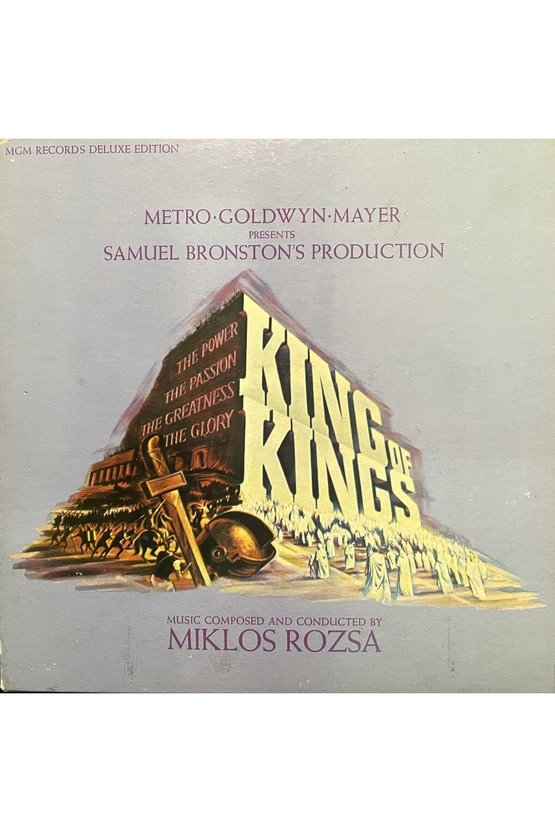 Miklos Rozsa King Of Kings 1 LP Box Set Plak