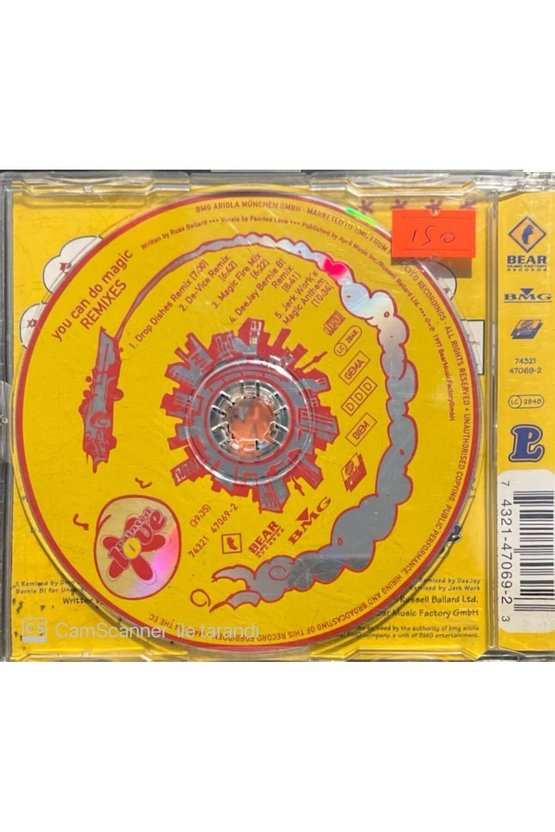 (PLAK DEĞİLDİR CD DİR) The Remixes You Can Do Magic Maxi Single Cd