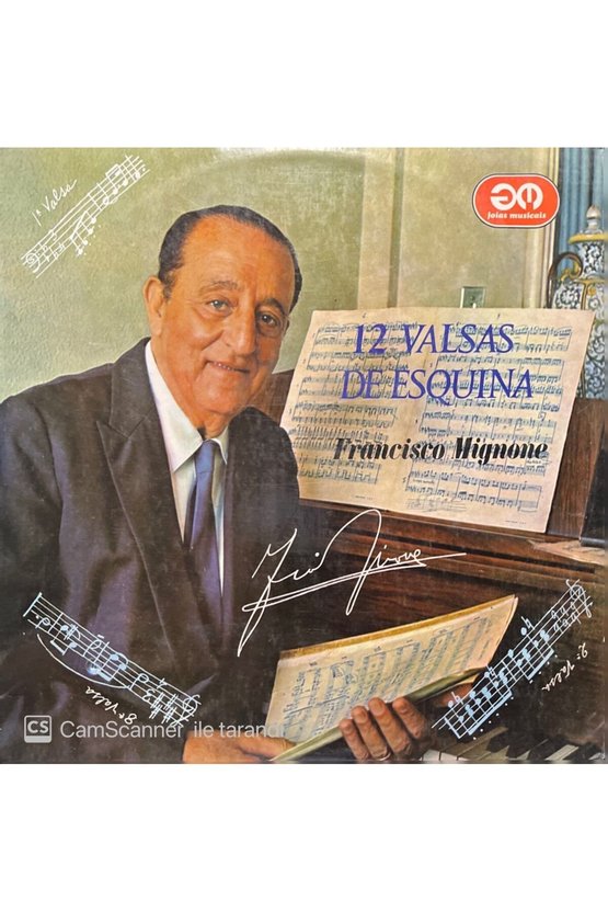 Francisco Mignone 12 Valsas De Esquina LP Plak