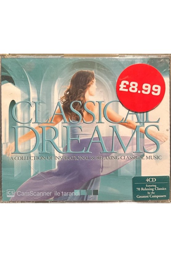 (PLAK DEĞİLDİR CD DİR) Classical Dreams Box Set 4 Cd