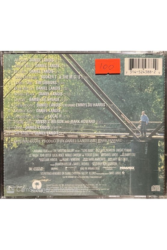 (PLAK DEĞİLDİR CD DİR) Sling Blade Soundtrack Cd