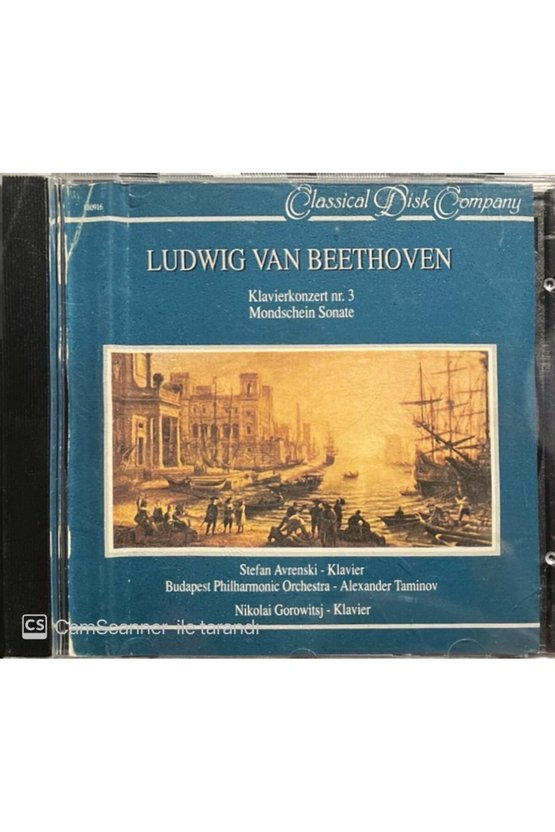 (PLAK DEĞİLDİR CD DİR) Ludwig Van Beethoven Klavierkonzert Nr.3 Cd