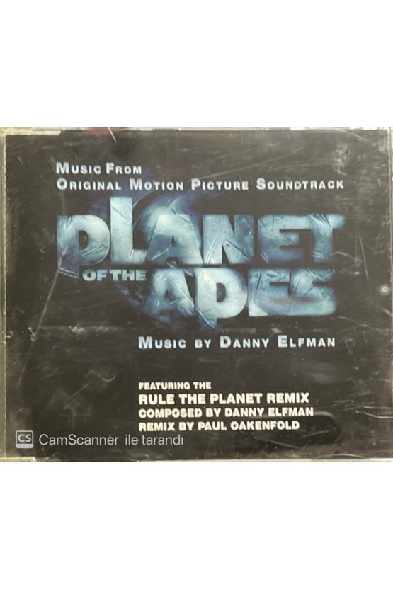 (PLAK DEĞİLDİR CD DİR) Planet Of The Apes Soundtrack Maxi Single Cd