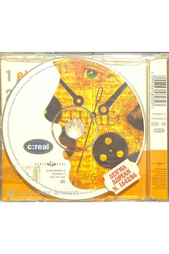 (PLAK DEĞİLDİR CD DİR) C:real El Ritmo Maxi Single Cd