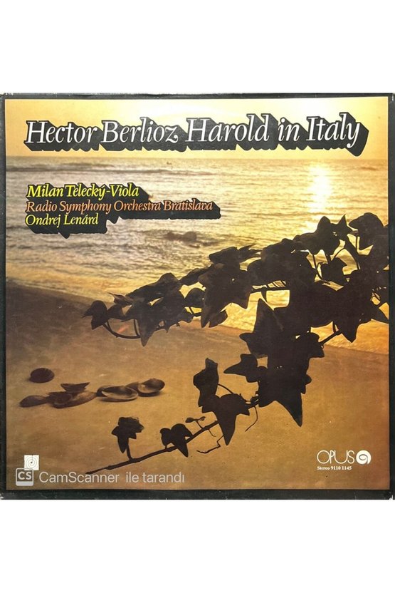 Hector Berlioz Harold In Italy LP Plak