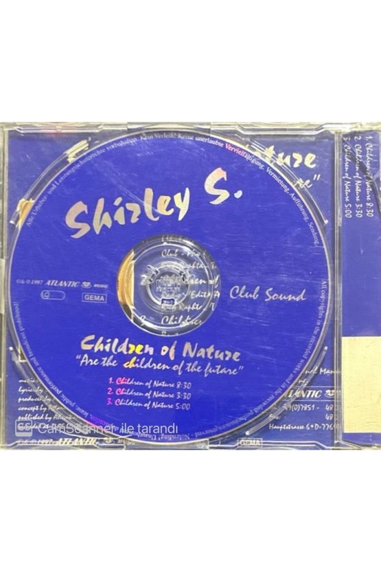 (PLAK DEĞİLDİR CD DİR) Children Of Nature Club Sound Maxi Single Cd