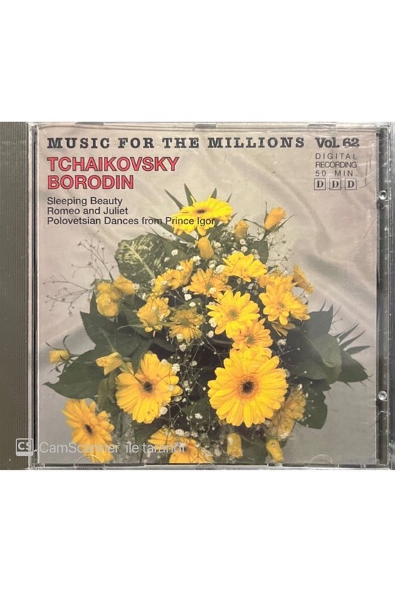 (PLAK DEĞİLDİR CD DİR) Tchaikovsky Borodin Classic Cd