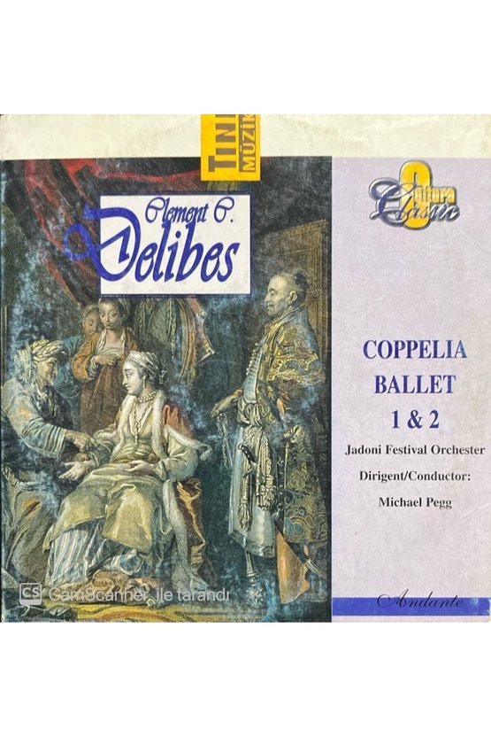 (PLAK DEĞİLDİR CD DİR) Delibes Coppelia Ballet 1&2 Cd